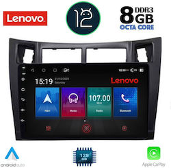 Lenovo Ηχοσύστημα Αυτοκινήτου για Toyota Yaris (Bluetooth/AUX/WiFi/GPS) με Οθόνη Αφής 9"