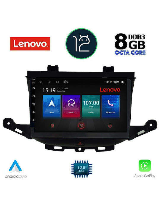 Lenovo Sistem Audio Auto pentru Opel Astra 2015> (Bluetooth/USB/AUX/WiFi/GPS) cu Ecran Tactil 9"