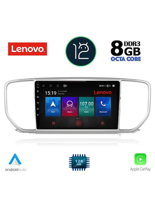 Lenovo Ηχοσύστημα Αυτοκινήτου για Kia Sportage (Bluetooth/USB/AUX/WiFi/GPS) με Οθόνη Αφής 9"