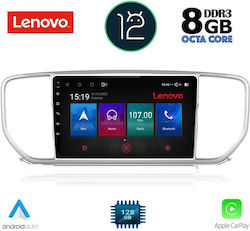 Lenovo Car Audio System for Kia Sportage 2018> (Bluetooth/USB/AUX/WiFi/GPS/CD) with Touch Screen 9"