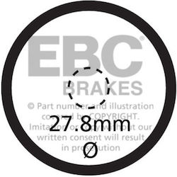 EBC Motorradbremsbeläge Rückseite für Yamaha T-Max 530 / T-MAX 560