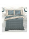 Makis Tselios Home Drops Σετ Σεντόνια King Size με Λάστιχο 180x205+40εκ. Drops (4τμχ)