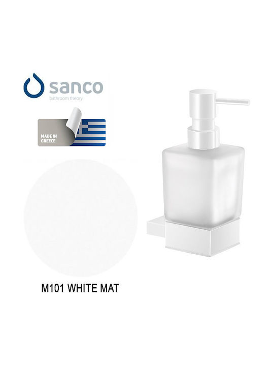 Sanco Enigma Dispenser Γυάλινο White Mat