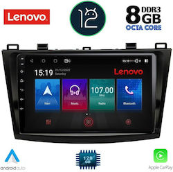Lenovo Car-Audiosystem für Mazda 3 2009-2014 (Bluetooth/USB/AUX/WiFi/GPS) mit Touchscreen 9"