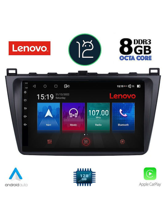 Lenovo Car-Audiosystem für Mazda 6 2008-2012 (Bluetooth/USB/AUX/WiFi/GPS) mit Touchscreen 9"