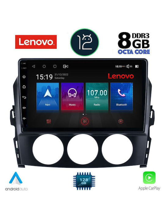Lenovo Car-Audiosystem für Mazda MX-5 2005-2015 (Bluetooth/USB/AUX/WiFi/GPS) mit Touchscreen 9"
