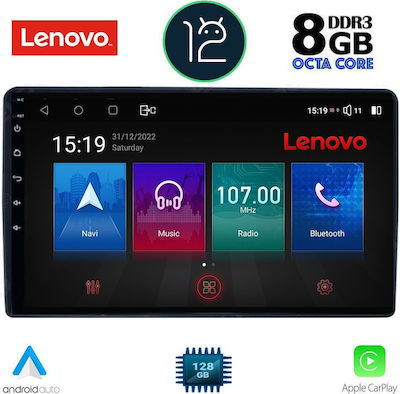 Lenovo Car Audio System for Peugeot Partner / Expert Citroen Berlingo / C3 / DS3 / Jumpy / SpaceTourer / C1 / Jumper / C5 / C-Crosser 2008-2018 (Bluetooth/USB/AUX/WiFi/GPS) with Touch Screen 9"