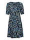 Fransa Sommer Mini Kleid Marineblau