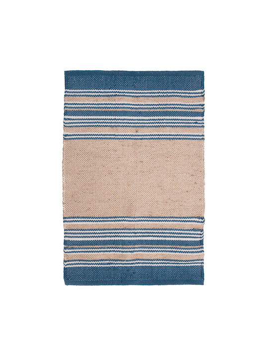 Viopros Τζούνο Rug Rectangular Summer from Jute Blue