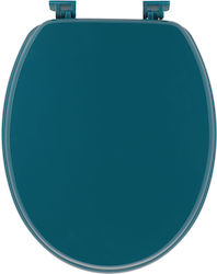 Eurocasa Wooden Toilet Seat 45.5x37.5cm Blue Eurocasa Wooden Toilet Seat 45.5x37.5cm Blue