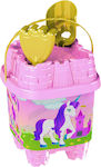 Summertiempo Beach Bucket Set with Accessories Pink (4pcs)