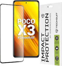 Techsuit 111D Vollflächig gehärtetes Glas Schwarz für Xiaomi Poco X3, X3 NFC, X3 Pro Techsuit 111D Vollflächig gehärtetes Glas Schwarz für Xiaomi Poco X3, X3 NFC, X3 Pro