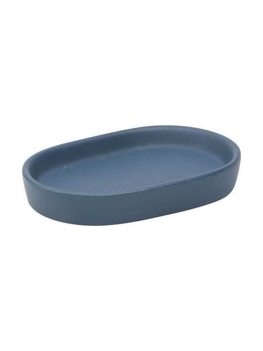 Eurocasa Ceramic Soap Dish Countertop Blue