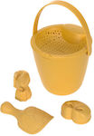 Laessig Plastic Beach Bucket Set with Accessories Yellow (5pcs)