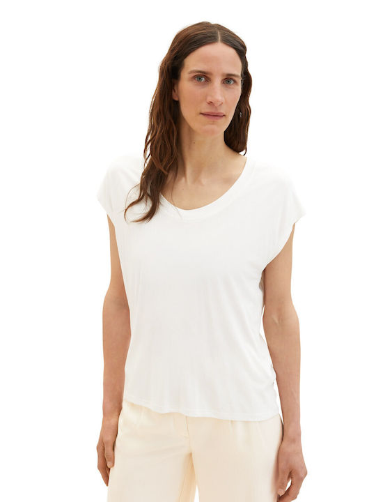 Tom Tailor Women's T-shirt White