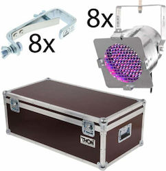 Stairville Φωτορυθμικό PAR LED LED PAR 56 S 8er Road Kit MK1 (RGB)