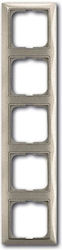 Abb Basic 55 Switch Frame 5 Positions Vertical and Horizontal Placement in Gold Color 49895