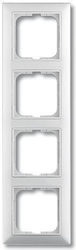 Abb Basic 55 Switch Frame 4 Positions Vertical and Horizontal Placement in White Color 13288
