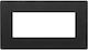 Vimar Switch Frame Black 22649.23