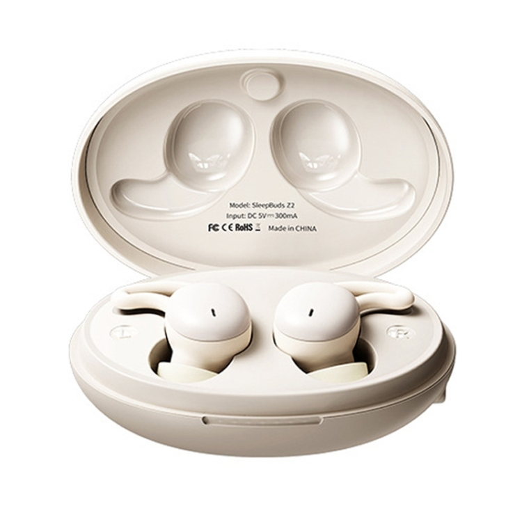 Remax SleepBuds Z2 Bluetooth Handsfree Ακουστικά με Θήκη Φόρτισης Μπεζ ...