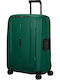 Samsonite Essens Medium Hard Green Suitcase With 4 Wheels Height 69cm