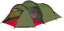 High Peak Falcon 4 Σκηνή Camping Τούνελ Πράσινη 4 Εποχών για 4 Άτομα 400x230x110εκ.