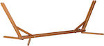 Outsunny Hammock Stand made of Wood in Beige Color 388x152x89cm