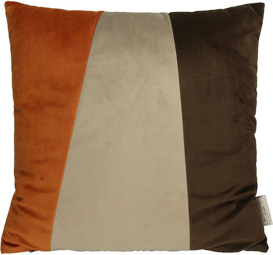 ArteLibre Velvet Multicolour Sofa Cushion 45x45cm