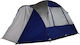 Hupa Astra 4P Summer Camping Tent Tunnel Blue with Double Cloth for 4 People 220x250x170cm