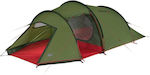 High Peak Falcon 3 Σκηνή Camping Τούνελ Πράσινη 4 Εποχών για 3 Άτομα 400x200x130εκ.