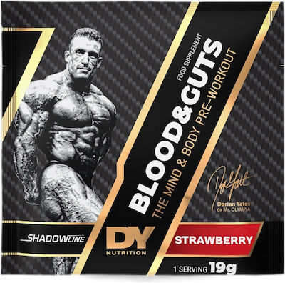 Dorian Yates Blood & Guts Pre Workout Supplement 19gr Strawberry