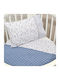 Baby Oliver Blanket Cot Blue 100x150cm