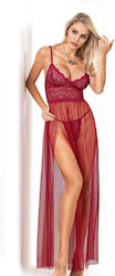 Moongirl Aspa Set Babydoll Sexy Bordeaux mg460