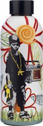 Graffiti Banksy's Bottle Thermos Stainless Stee...