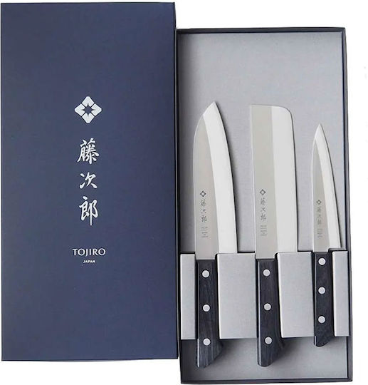 Tojiro Basic Σετ Μαχαίρια από Ανοξείδωτο Ατσάλι 17cm 3τμχ