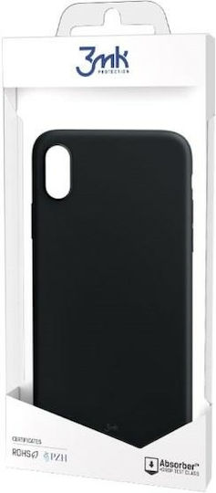 3MK Matt Back Cover Σιλικόνης 1.2mm Μαύρο (Poco X5)