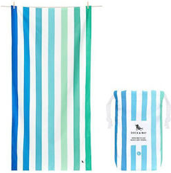 Dock & Bay Quick Dry Beach Towel Light Blue 200x90cm