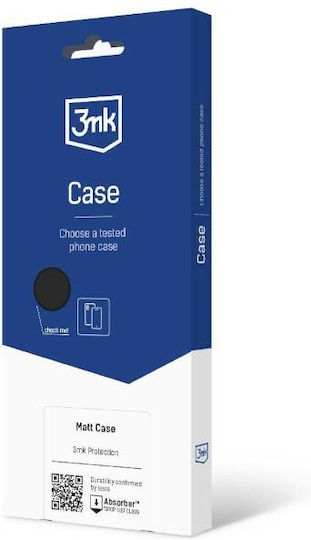 3MK Matt Back Cover Μεταλλικό Μαύρο (Poco M5)