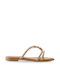 Seven Women's Flat Sandals Pink Gold