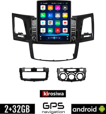 Kirosiwa Sistem Audio Auto pentru Toyota Hilux 2006-2016 (Bluetooth/USB/WiFi/GPS) cu Ecran Tactil 9.7"