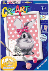 Ravensburger Ζωγραφική Creart Cuddly Bunny για Παιδιά 7+ Ετών