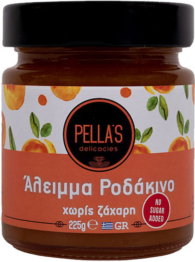 Pella's Delicacies Μαρμελάδα Ροδάκινο Χωρίς Προσθήκη Ζάχαρης 225gr