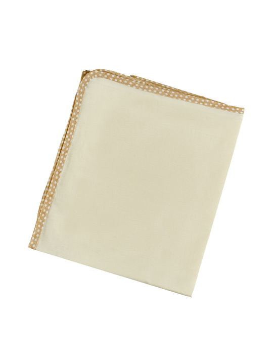 O Kosmos tou Morou Ecru Decke zum Einwickeln 80x80cm
