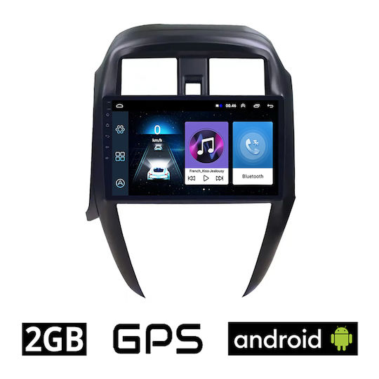 Car Audio System for Nissan Sunny / Almera 2015-2016 (Bluetooth/USB/AUX/WiFi/GPS/Apple-Carplay/Android-Auto) with Touch Screen 10"