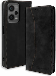 Bodycell Synthetic Leather Book Black (Poco X5)