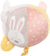 Kikka Boo Ball Rabbits in Love Activity Ball made of Fabric with Sounds for 0++ Months