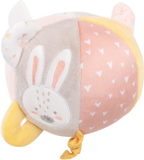 Kikka Boo Ball Rabbits in Love Activity Ball made of Fabric with Sounds for 0++ Months