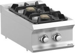 MBM FB74TXL LPG Cooktop Double 14kW 40x73x25cm