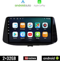 Kirosiwa Car Audio System for Hyundai i30 2018> (Bluetooth/USB/AUX/WiFi/GPS/Apple-Carplay/Android-Auto) with Touch Screen 9"