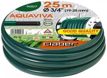 Claber Aquaviva Λάστιχο Ποτίσματος 3/4" 25m